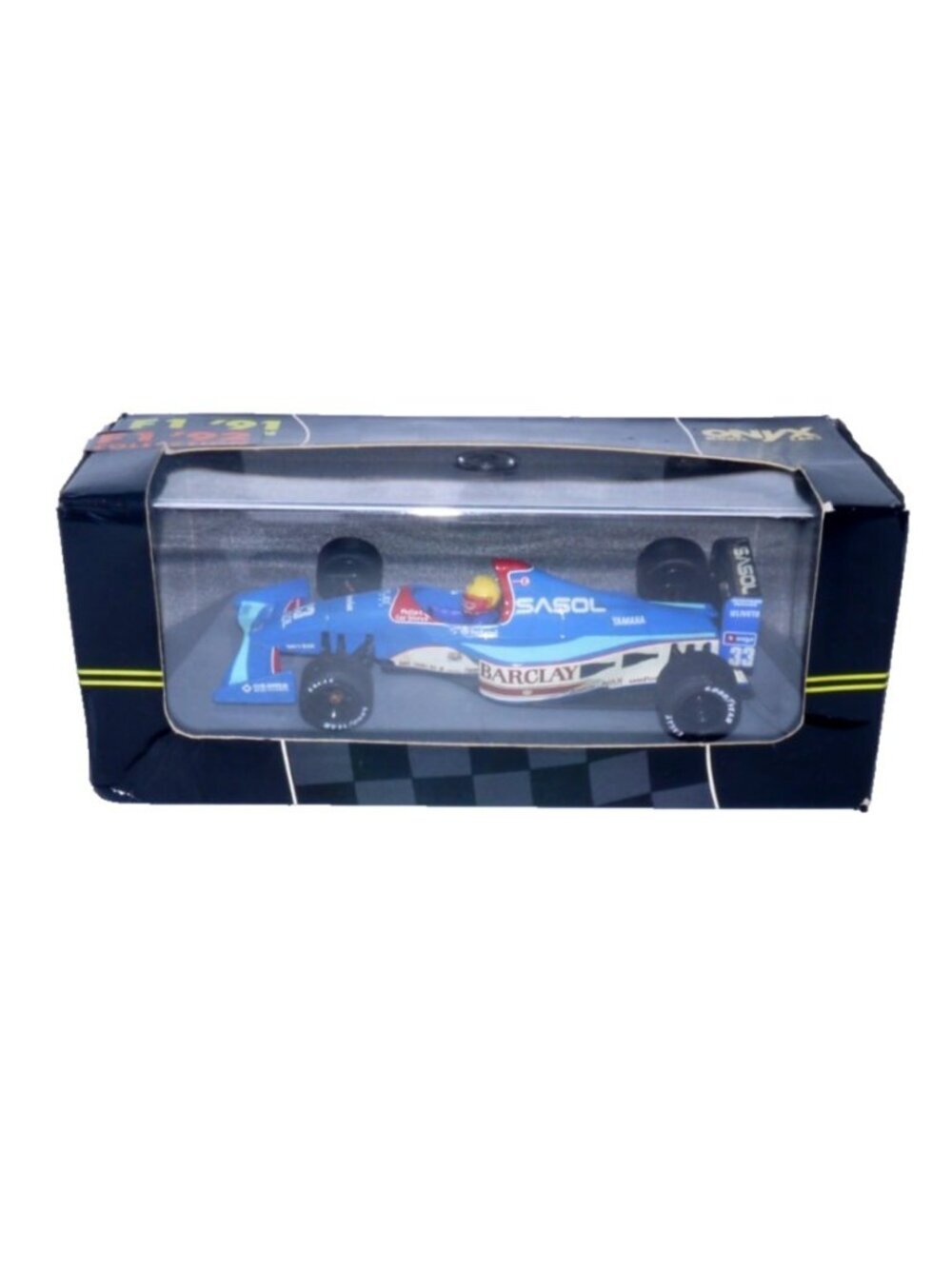 ONYX diecast 4" race car #134 Jordan Sasol 192 M. Gugelmin New 1991-92 Box Dmg
